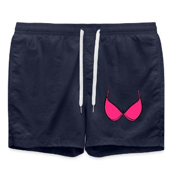 Brüste BH Rosa - Badeshorts - French Navy - Vorne - AI Model Male 185 light (185cm)