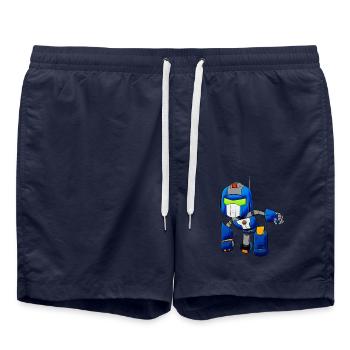 Robot - Badeshorts - French Navy - Vorne - AI Model Male 185 light (185cm)