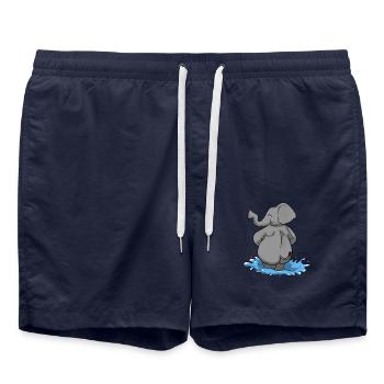 Elefant Wasser Elephant - Badeshorts - French Navy - Vorne - AI Model Male 185 light (185cm)