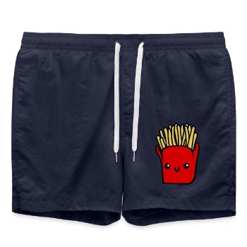 Pommes - Badeshorts - French Navy - Vorne - AI Model Male 185 light (185cm)