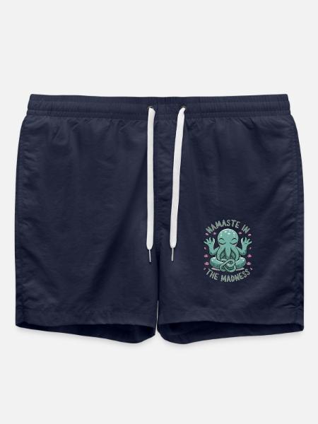 Namaste In The Madness - Swim Trunks - french navy