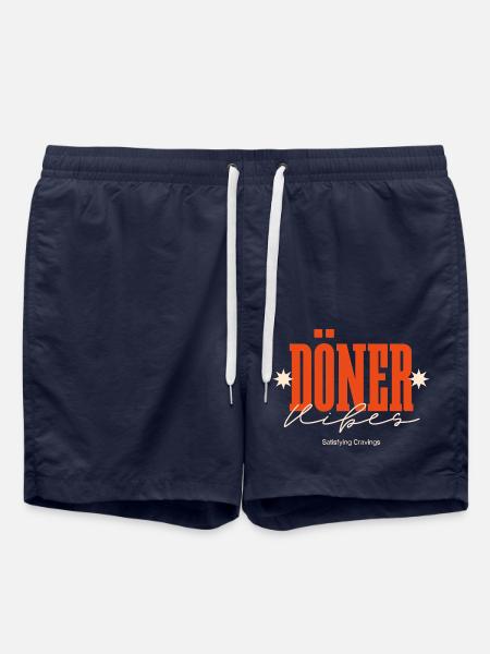 Döner Vibes - Satisfying Cravings - Badeshorts - French Navy