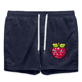 Love Raspberry - Swim Trunks - french navy - Front - AI Model Male 185 light (185cm)