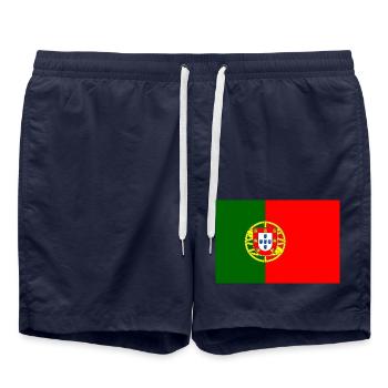 Portugal - Badeshorts - French Navy - Vorne - AI Model Male 185 light (185cm)