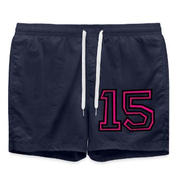 15 - Swim Trunks - french navy - Front - AI Model Male 185 light (185cm)