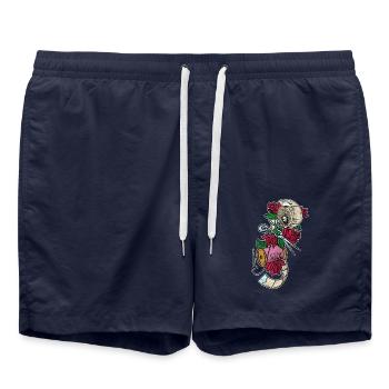 Flinke Näherin Kleiderwerkstatt - Badeshorts - French Navy - Vorne - AI Model Male 185 light (185cm)