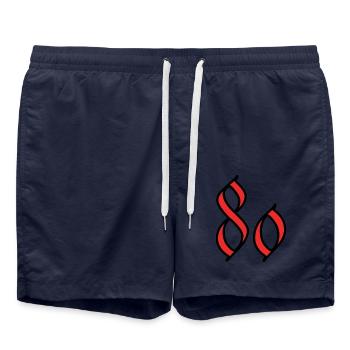 80 - Swim Trunks - french navy - Front - AI Model Male 185 light (185cm)