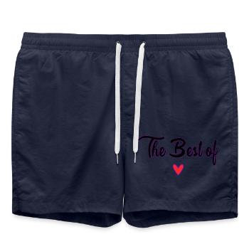 MAMA. MUTTERTAG. SCHÖNEN MUTTERTAG - Badeshorts - French Navy - Vorne - AI Model Male 185 light (185cm)