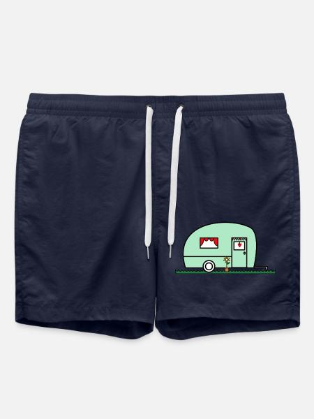 WOHNWAGEN. - CAMPING. - RUHESTAND. - Urlaub. REISE - Badeshorts - French Navy