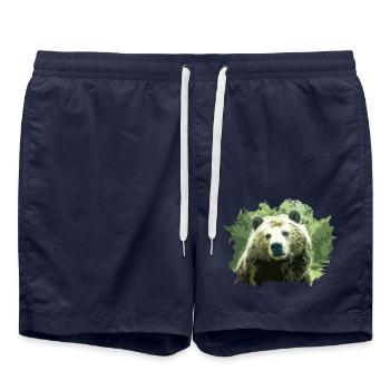Bär - Badeshorts - French Navy - Vorne - AI Model Male 185 light (185cm)