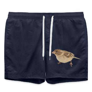 Vogel - Badeshorts - French Navy - Vorne - AI Model Male 185 light (185cm)