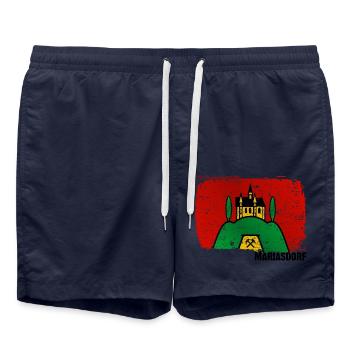 the market town of Mariasdorf in southern Burgenland - Swim Trunks - french navy - Front - AI Model Male 185 light (185cm)