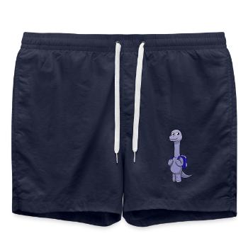 School Dino - Badeshorts - French Navy - Vorne - AI Model Male 185 light (185cm)