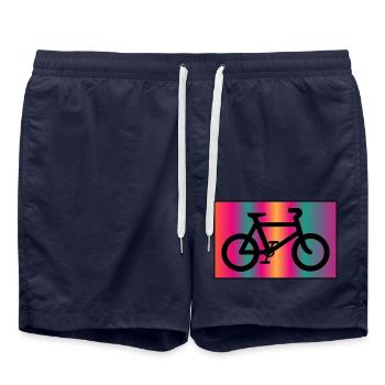 FAHRRAD - Badeshorts - French Navy - Vorne - AI Model Male 185 light (185cm)