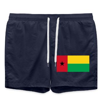 Guinea-Bissau - Badeshorts - French Navy - Vorne - AI Model Male 185 light (185cm)