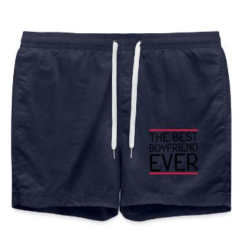 The best boyfriend ever - Badeshorts - French Navy - Vorne - AI Model Male 185 light (185cm)