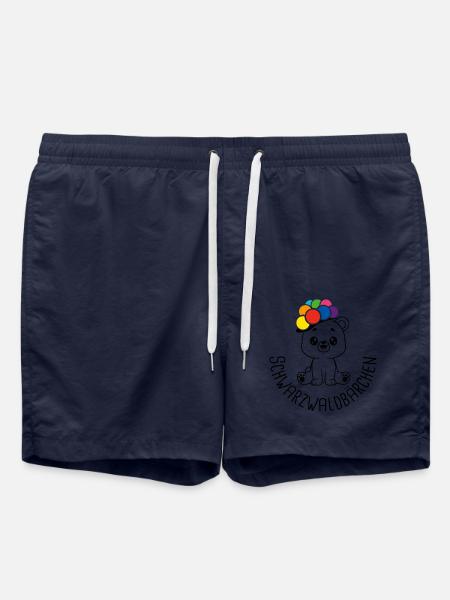 Schwarzwaldbärchen - Badeshorts - French Navy
