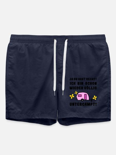 völlig untercampt wohnwagen - Badeshorts - French Navy
