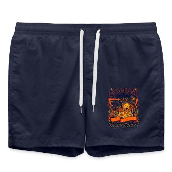 Las Vegas Desert Autumn Neon November - Badeshorts - French Navy - Vorne - AI Model Male 185 light (185cm)