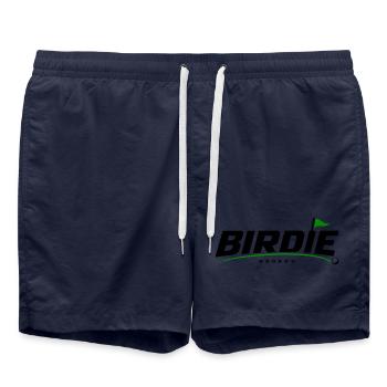 ODDROO Birdie – Golfball & Fahne - Badeshorts - French Navy - Vorne - AI Model Male 185 light (185cm)