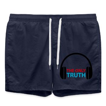 The Only Truth Bold Duo-Tone - Badeshorts - French Navy - Vorne - AI Model Male 185 light (185cm)