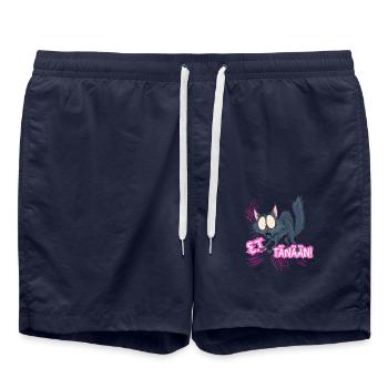 Nicht heute! - Badeshorts - French Navy - Vorne - AI Model Male 185 light (185cm)