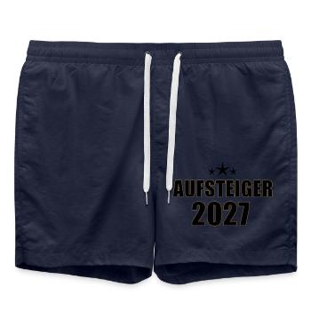 Aufsteiger 2027 - Badeshorts - French Navy - Vorne - AI Model Male 185 light (185cm)