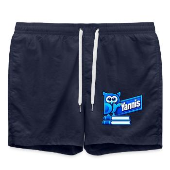 2027_Logo_transparent - Badeshorts - French Navy - Vorne - AI Model Male 185 light (185cm)
