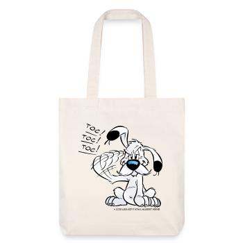 Astérix & Obélix Idéfix Frappe Toc Toc Toc - Tote bag épais recyclé Stanley/Stella - blanc cassé - Devant