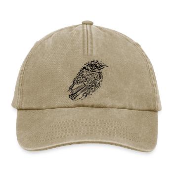 Vogel - Relaxed Vintage Cap - Vintage Beige - Vorne