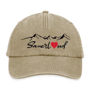 Sauerland Sticker - Relaxed Vintage Cap - Vintage Beige - Vorne