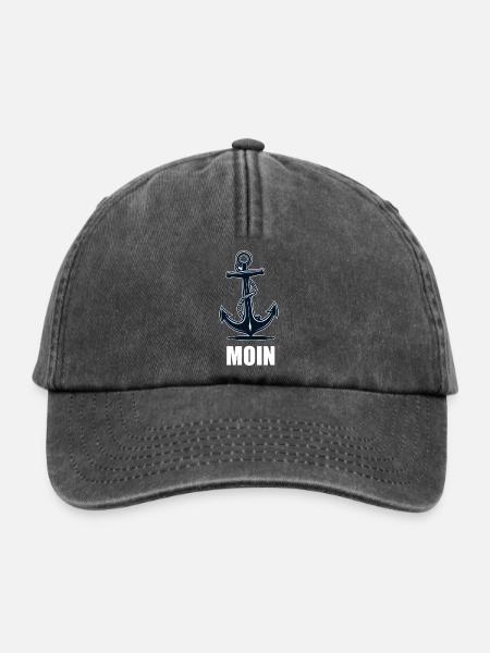 Moin Anker - Relaxed Vintage Cap - Vintage Schwarz