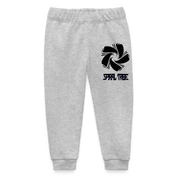 Spiral Tribe - Baby Organic Jogginghose Baby Tumbler von Stanley/Stella - Grau meliert - Vorne