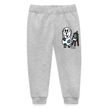 Kunst ScHoF - Baby Organic Jogginghose Baby Tumbler von Stanley/Stella - Grau meliert - Vorne