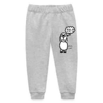 Mathe ScHoF - Baby Organic Jogginghose Baby Tumbler von Stanley/Stella - Grau meliert - Vorne