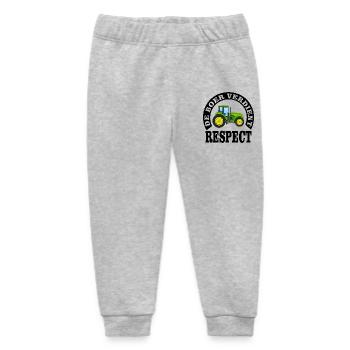 Landwirte verdienen Respekt - Baby Organic Jogginghose Baby Tumbler von Stanley/Stella - Grau meliert - Vorne