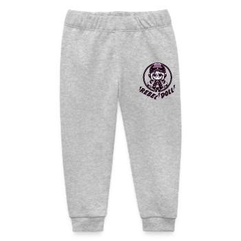Rebellische Puppe - Baby Organic Jogginghose Baby Tumbler von Stanley/Stella - Grau meliert - Vorne