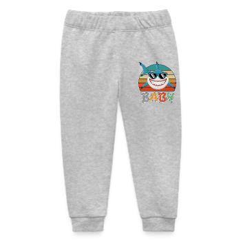 Baby Hai Fisch Tiere Lustig Sonnenbrille - Baby Organic Jogginghose Baby Tumbler von Stanley/Stella - Grau meliert - Vorne