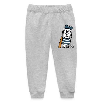 Französisch ScHoF - Baby Organic Jogginghose Baby Tumbler von Stanley/Stella - Grau meliert - Vorne