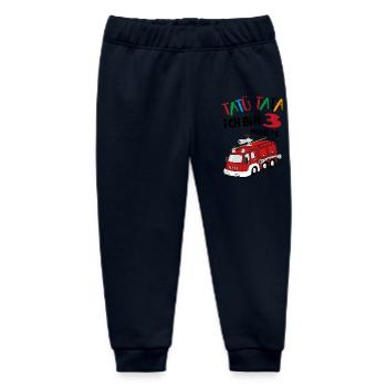 Baby Säugling Geburtstag Birthday 3 Monate - Baby Organic Jogginghose Baby Tumbler von Stanley/Stella - Navy - Vorne
