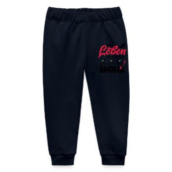 Baby Spielen Sport Sprüche Handball - Baby Organic Jogginghose Baby Tumbler von Stanley/Stella - Navy - Vorne