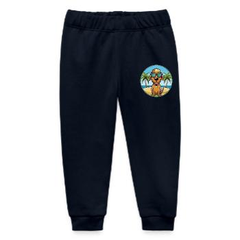 Polnische Jagdhund Hund Rasse Cartoon Sonnenbrille - Baby Organic Jogginghose Baby Tumbler von Stanley/Stella - Navy - Vorne