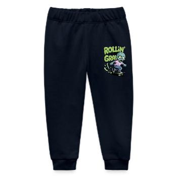 Rollin zum Grab - Baby Organic Jogginghose Baby Tumbler von Stanley/Stella - Navy - Vorne