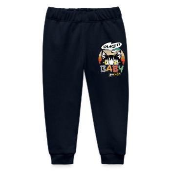 Baby Trinken Katze - Baby Organic Jogginghose Baby Tumbler von Stanley/Stella - Navy - Vorne