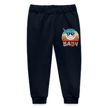 Baby Hai Fisch Tiere Lustig Sonnenbrille - Baby Organic Jogginghose Baby Tumbler von Stanley/Stella - Navy - Vorne