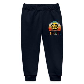 Baby Kind Tiere Cool Retro Biene - Baby Organic Jogginghose Baby Tumbler von Stanley/Stella - Navy - Vorne