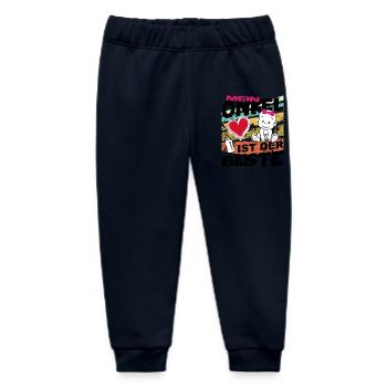 Baby Onkel ist der Beste Mädchen - Baby Organic Jogginghose Baby Tumbler von Stanley/Stella - Navy - Vorne