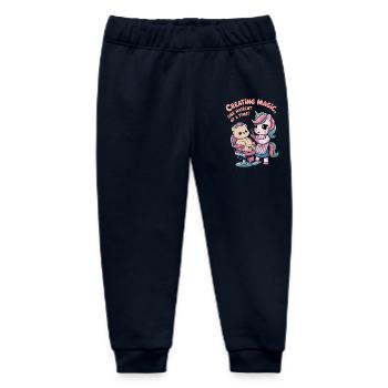 Creating Magic, One Haircut At A Time! - Baby Organic Sweatpants by Stanley/Stella - navy - Front