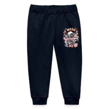 Ich war es nicht - Baby Organic Jogginghose Baby Tumbler von Stanley/Stella - Navy - Vorne