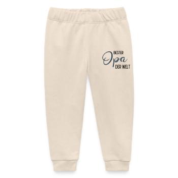 Bester Opa der Welt - Spruchdesign - Baby Organic Jogginghose Baby Tumbler von Stanley/Stella - Natur - Vorne